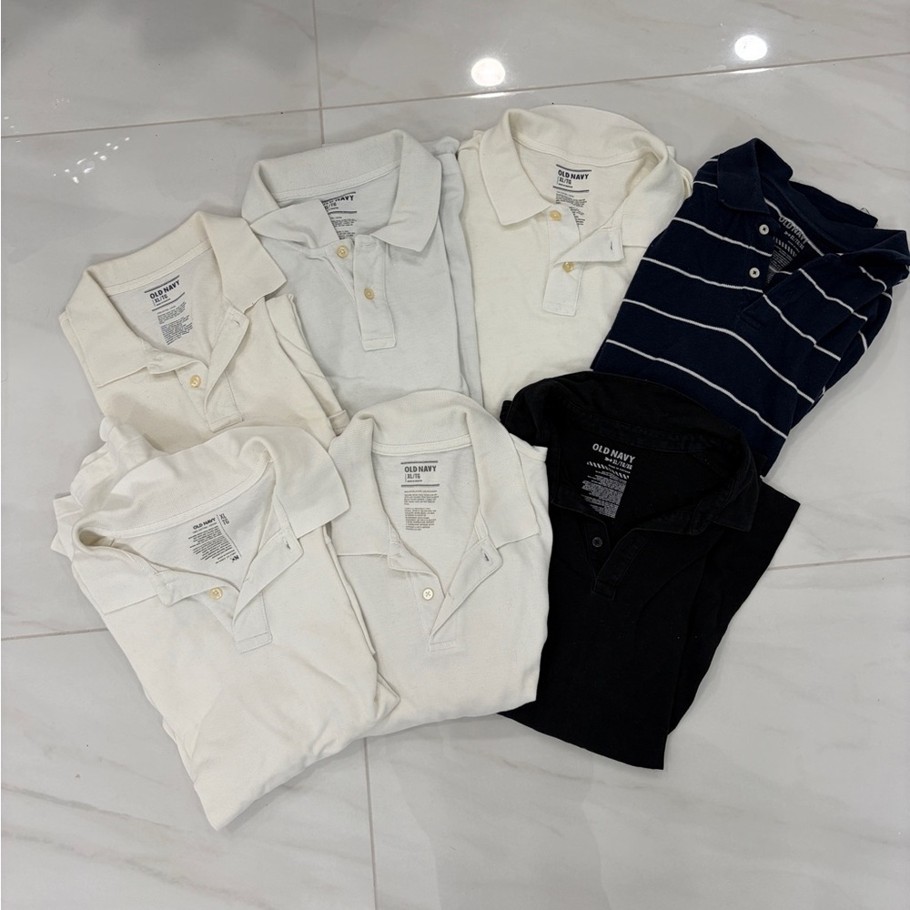 *BUNDLE* 7 Old Navy XL Polos